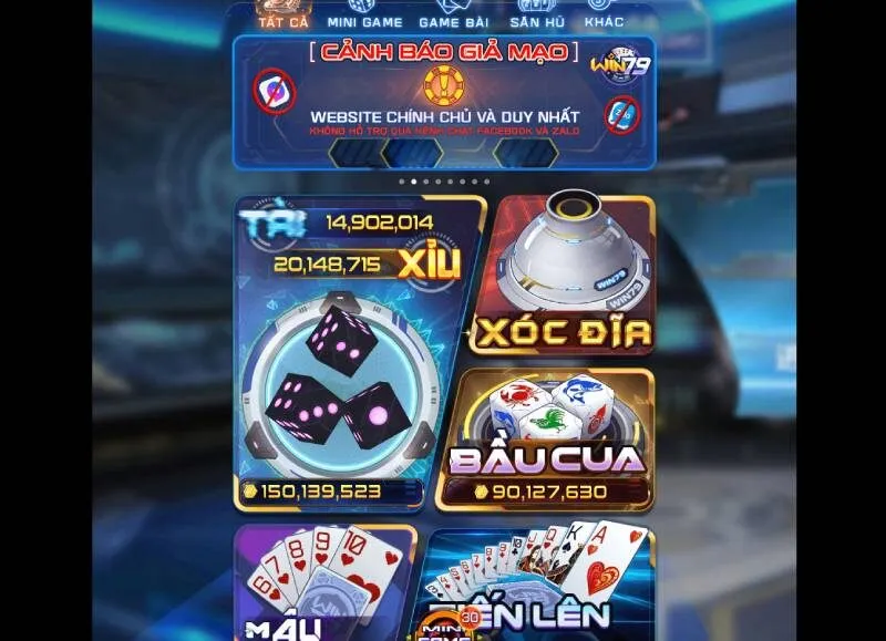 Game xóc đĩa xanh chín Win79