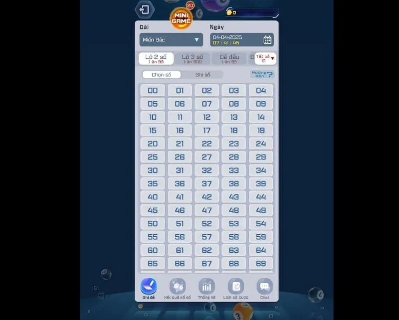 Tham gia các sảnh xổ số trực tuyến